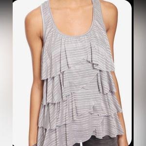 Forever 21 Layered Ruffle Tank Top